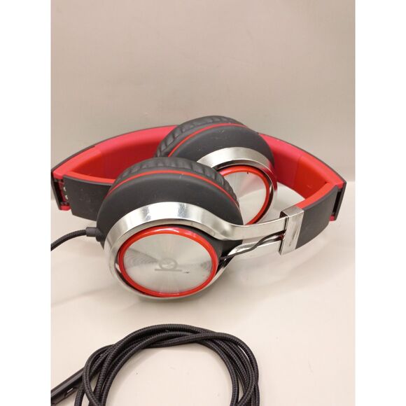 Artix CL750 Foldable Noise Isolating Red and Black Headphones - Picture 1 of 11